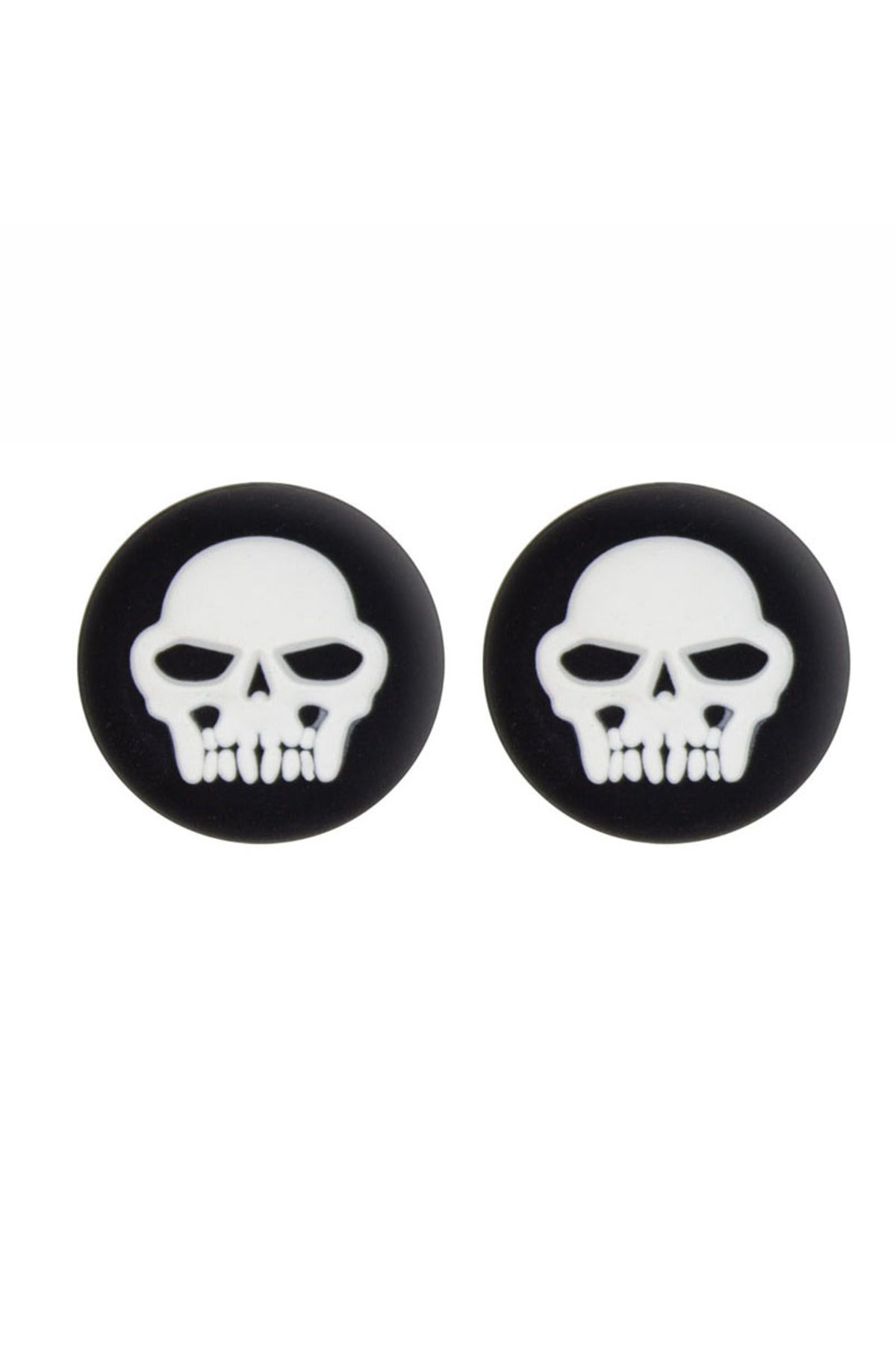 Skull Ps5/ps4/ps3/xbox One/one X/one S/series X/series S 3d Analog Silikon Koruyucu -2 Adet Skull-4