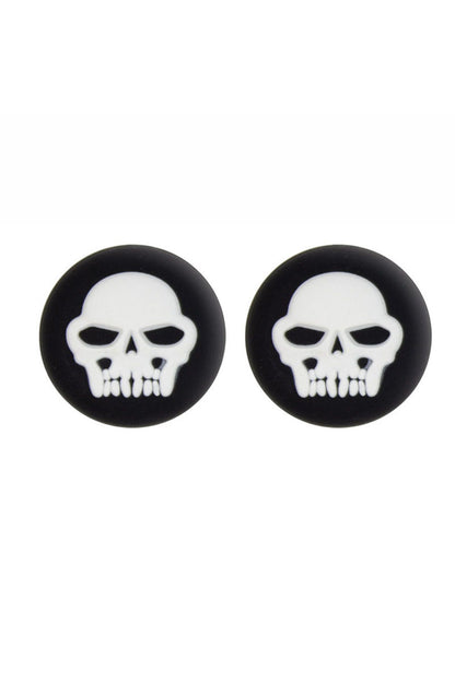 Skull Ps5/ps4/ps3/xbox One/one X/one S/series X/series S 3d Analog Silikon Koruyucu -2 Adet Skull-4