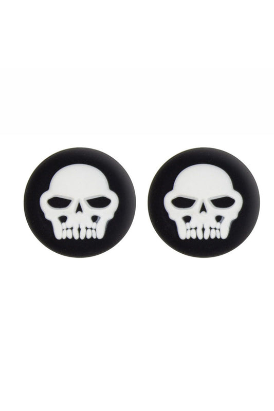 Skull Ps5/ps4/ps3/xbox One/one X/one S/series X/series S 3d Analog Silikon Koruyucu -2 Adet Skull-4