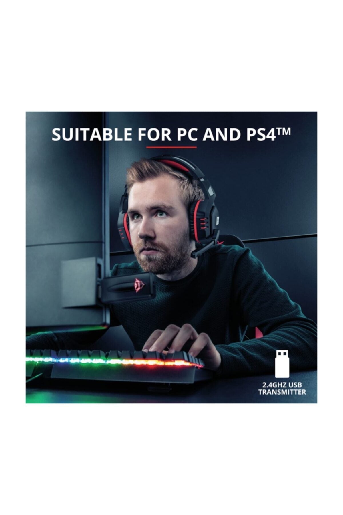 Gxt 390 Juga Wireless Gaming Headset Siyah