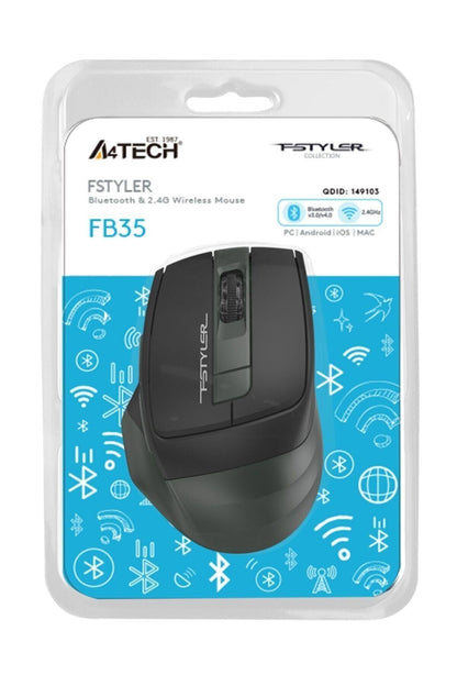 Fb35 Yeşil Kablosuz Mouse