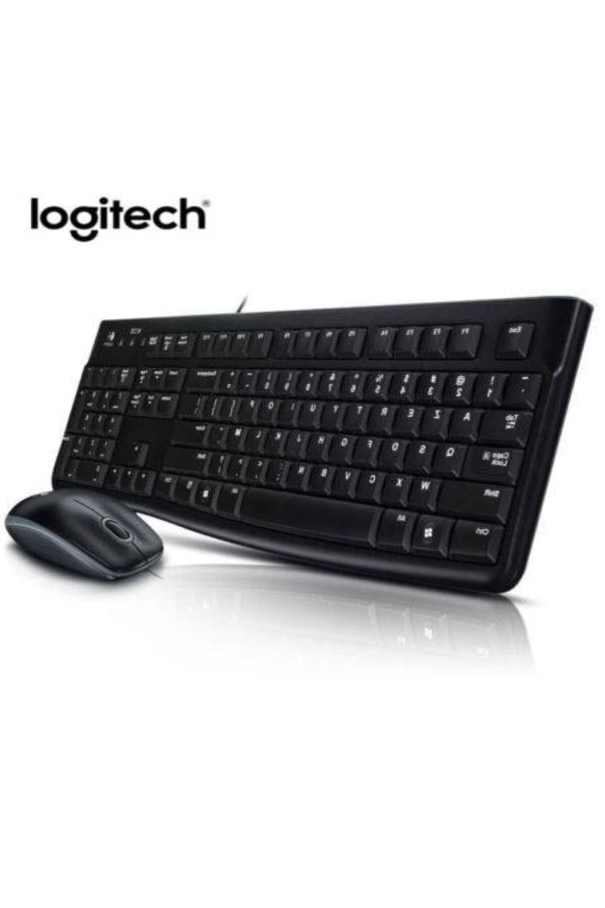 Logitech Mk120 Kablolu Q Klavye-mouse Set Siyah