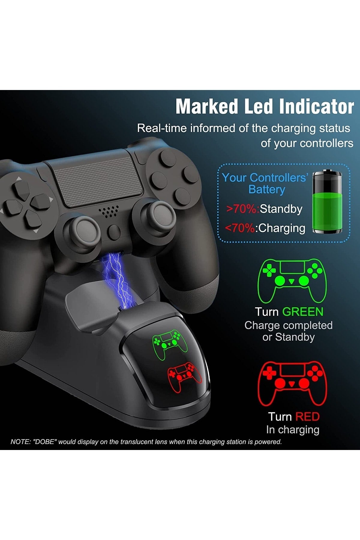 Ps5 Göstergeli Şarj Istasyonu Ps5 Charging Dock