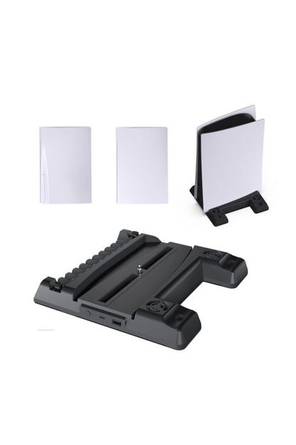 Tp5-0593 Ps5 Playstation 5 Oyun Hazneli Fanlı Şarj Standı