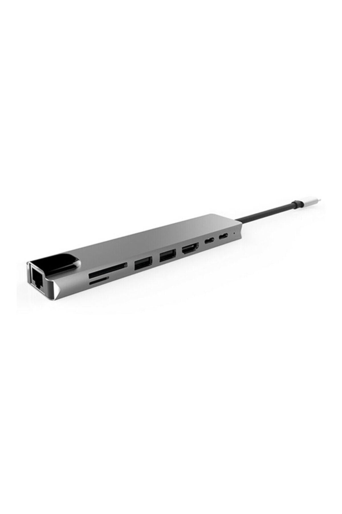 Type-c Apple Uyumlu MacBook Matebook Rj45 Ethernet Usb 3.0 Kart Okuyucu Hdmi Çevirici HDMI