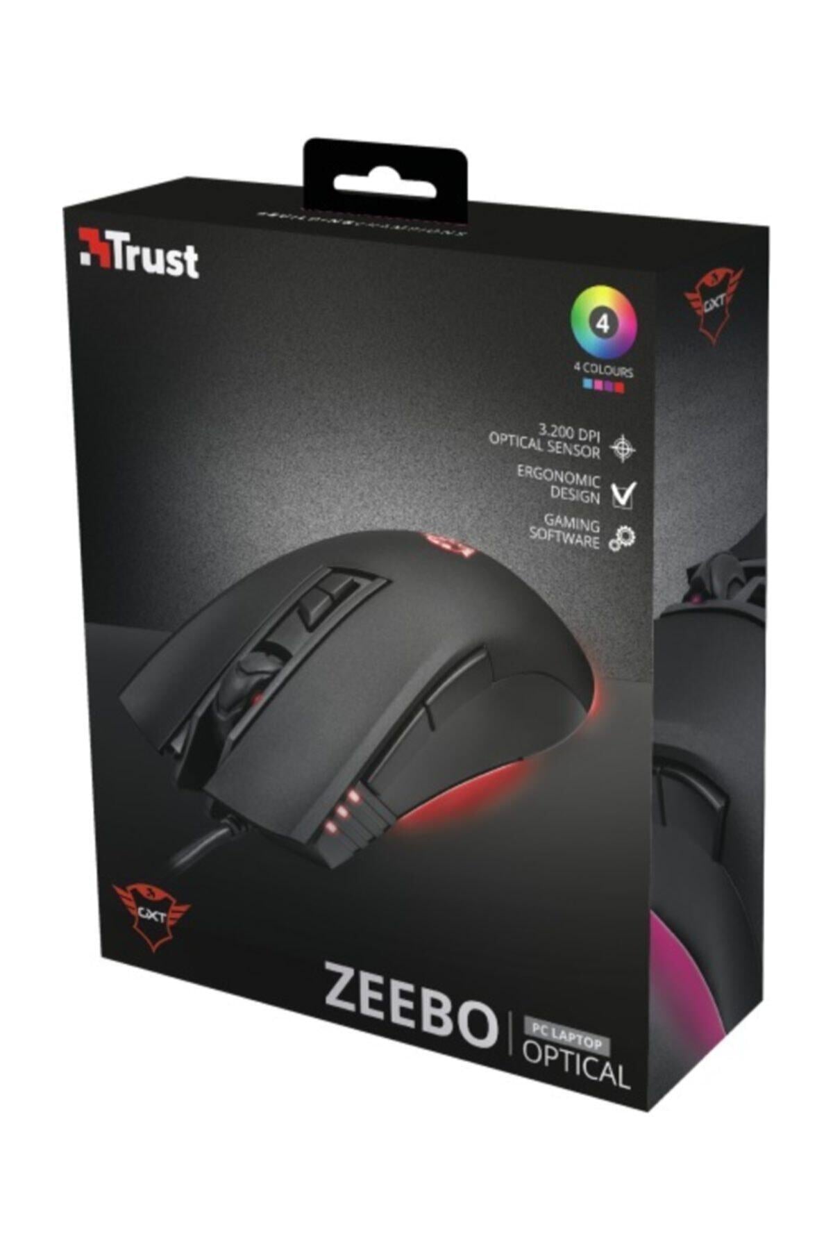Trust 23091 GXT 121 Zeebo Oyuncu Mouse Siyah