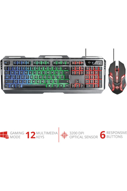 22895 GXT 845 Tural Combo Klavye & Mouse Bundle