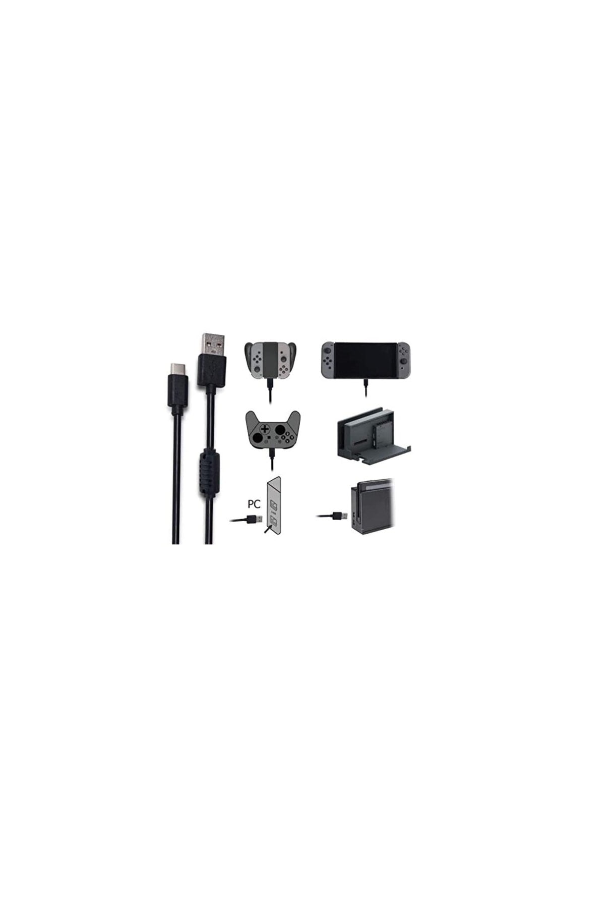 Iv-sw035 1.8m Nintendo Switch Type-c Şarj Data Kablosu
