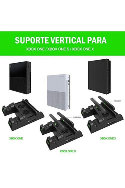 Xbox One Stand Fanlı Şarj Göstergeli Bataryalı Dock Xbox One X S