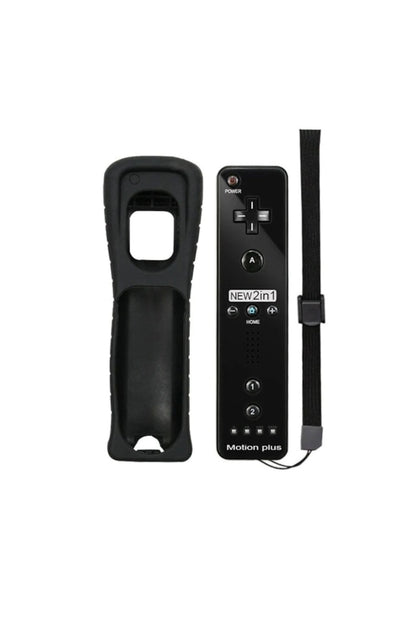 Nintendo Wii 2in1 Motion Plus Remote Kontroller + Nunchuk Kontroller Set Siyah