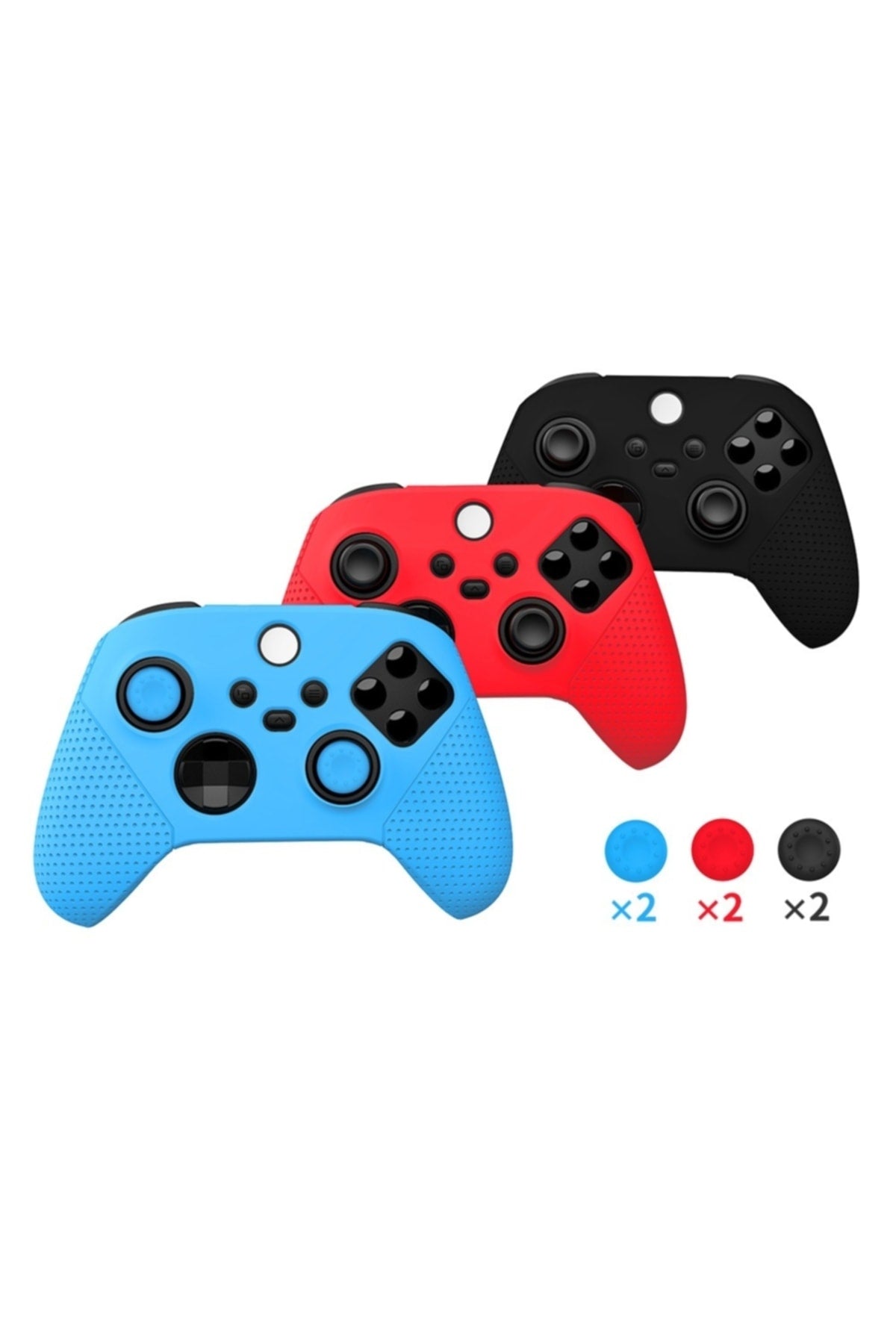 Tyx-0626 Matris Xbox Series X-xbox Series S Joystick Analog Koruyucu Silikon Kılıf Siyah