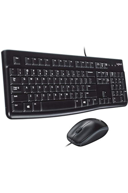 Logitech Mk120 Kablolu Q Klavye-mouse Set Siyah