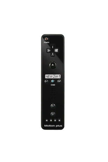 Nintendo Wii 2in1 Motion Plus Remote Kontroller + Nunchuk Kontroller Set Siyah
