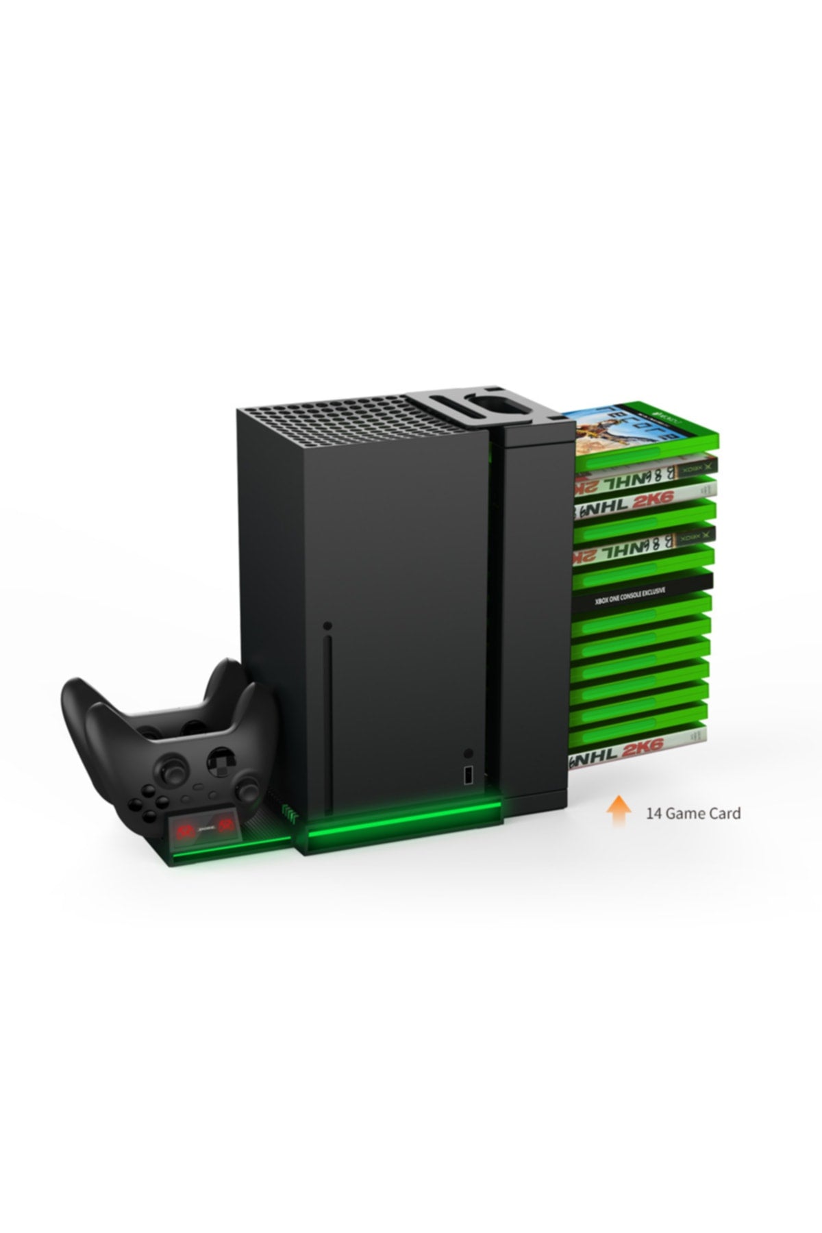 Dobe Tyx-0667 Xbox Series X Oyun Hazneli Led Şarj Stand Soğutucu
