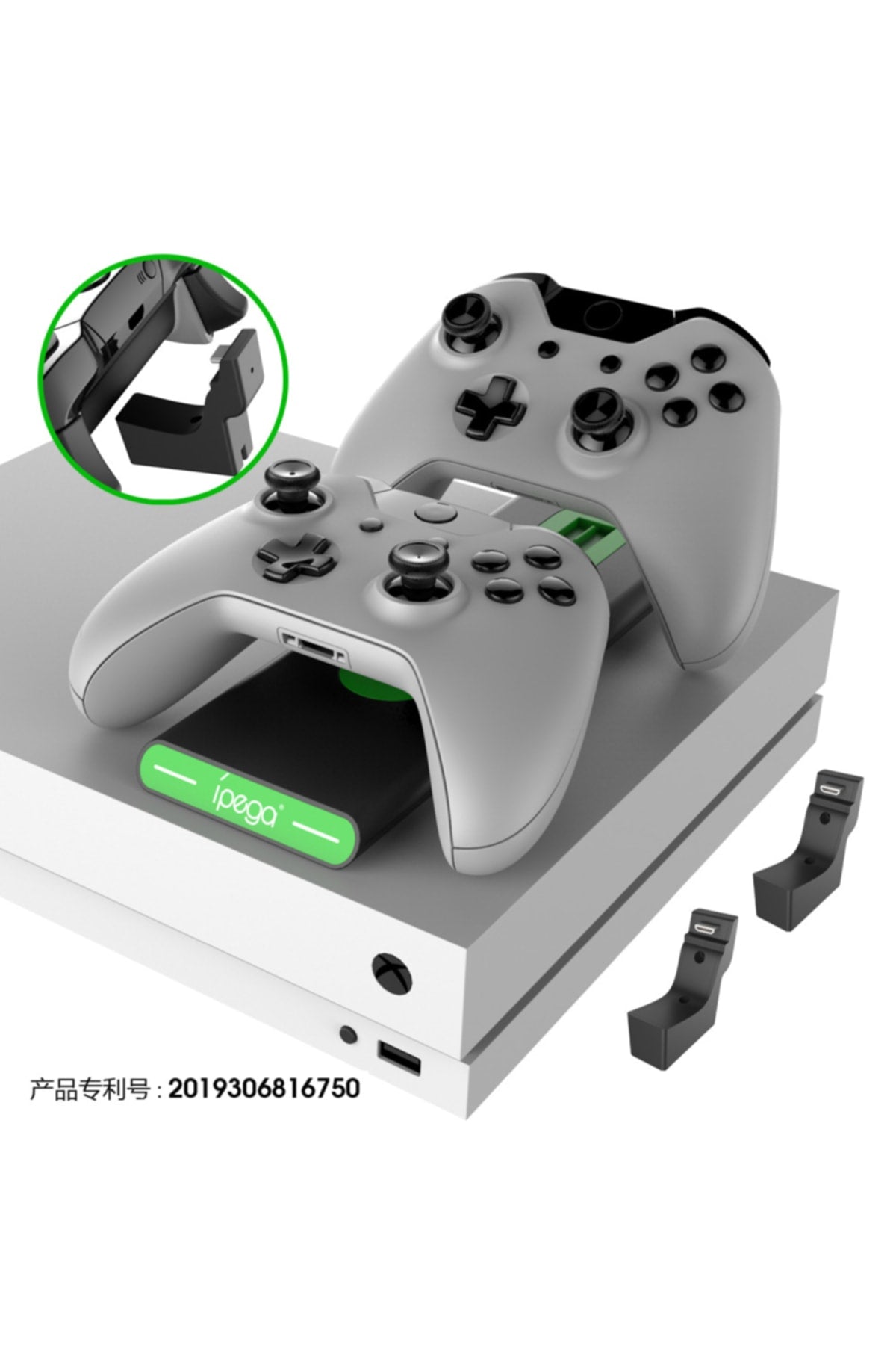 Xboxone/x/s Uyumlu Göstergeli Gamepad Için Şarj Cihazları Çift Kol Xbox Kablosuz Şarj Cihazı