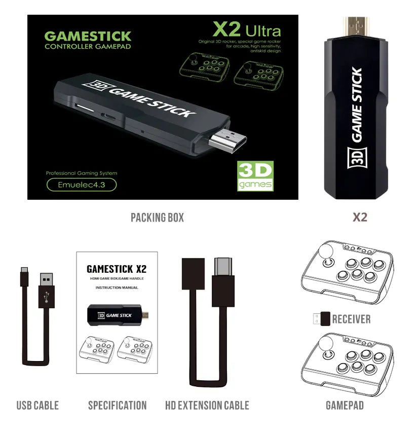 X2 Ultra 20.000+ Oyunlu Retro Atari