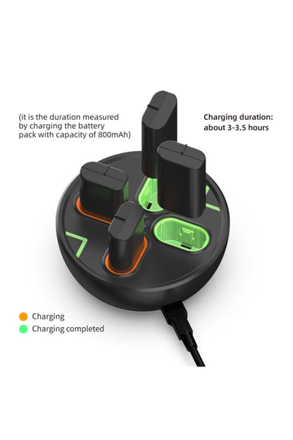 Dobe TYX-0668 Xbox One-X-S-Series X-S 800 mAh Joystick Pil Stand