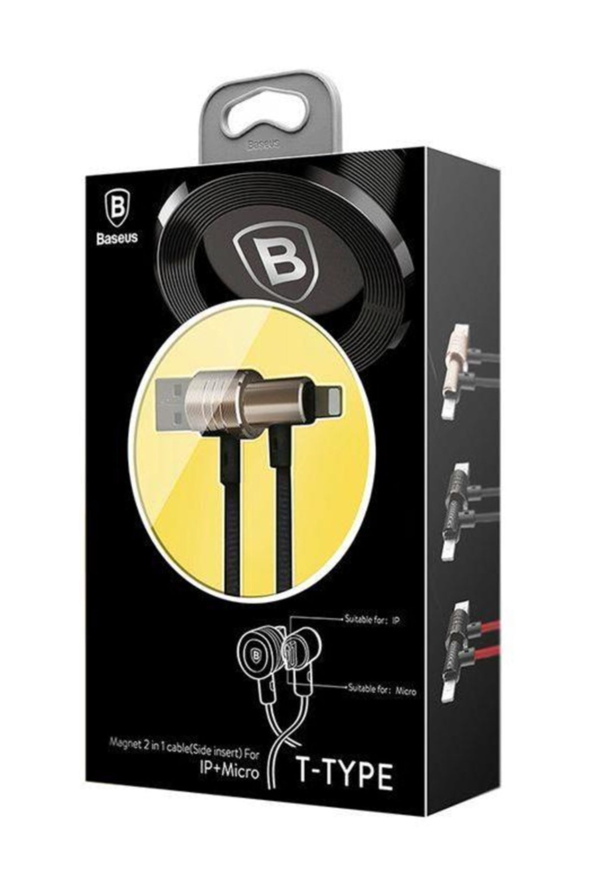 Two-in-One 2in1 Lightning Micro Usb 1m Data Şarj Kablosu