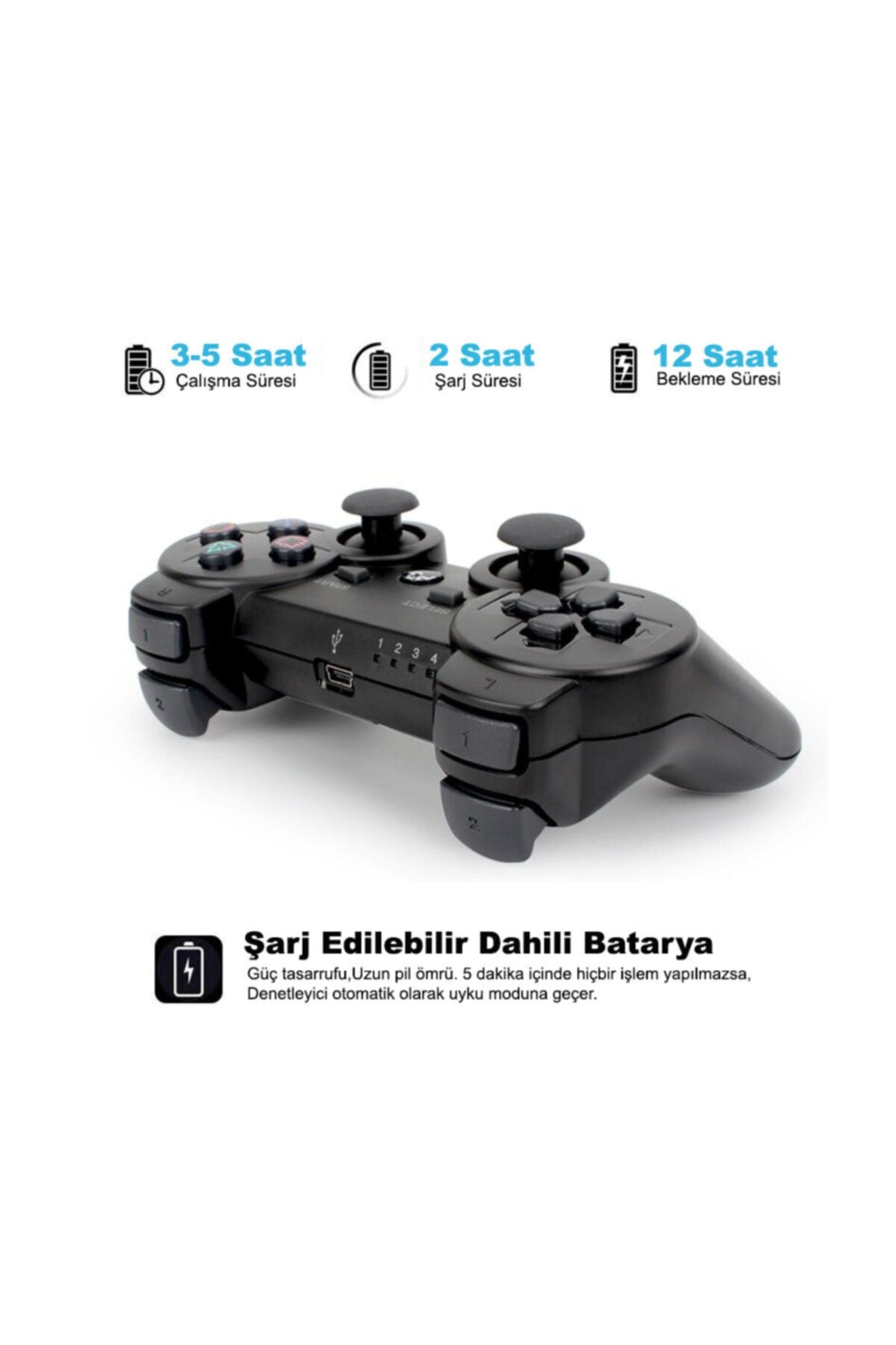 Ps3 Dualshock 3 Sixaxis Kablosuz Kumanda Nocolor-9b100998