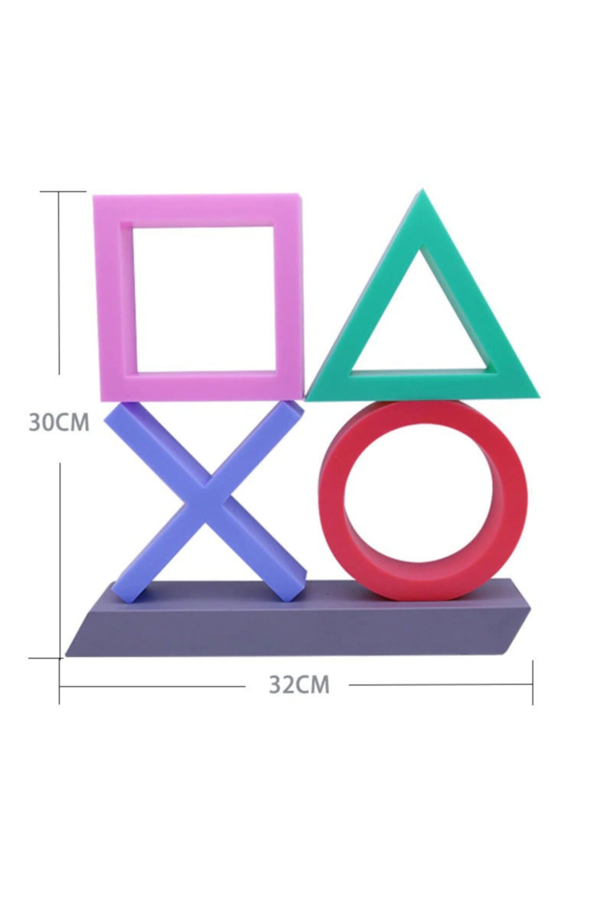 Playstation Icons Light 3 Işık Modlu Ve Müzikte Sese Duyarlı