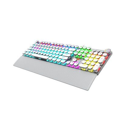 Lecoo KG1102 Kablolu Red Switch Makro Tuşlu RGB LED Aydınlatmalı Mekanik Gaming Türkçe Q Metalik Klavye