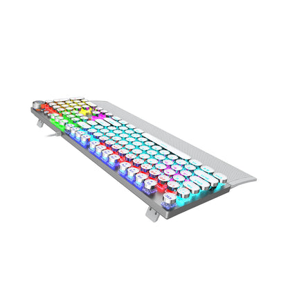 Lecoo KG1102 Kablolu Red Switch Makro Tuşlu RGB LED Aydınlatmalı Mekanik Gaming Türkçe Q Metalik Klavye
