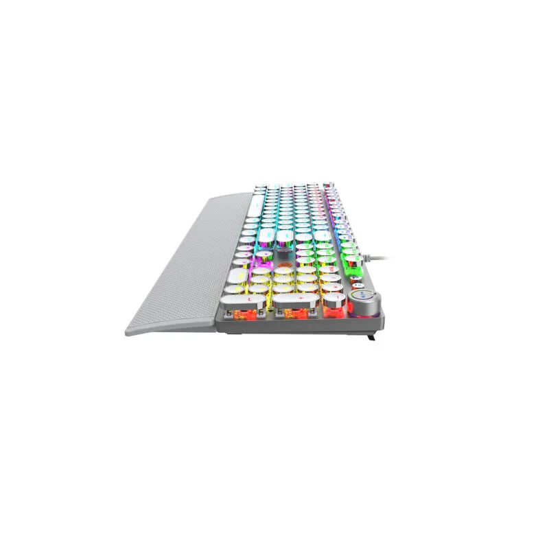 Lecoo KG1102 Kablolu Red Switch Makro Tuşlu RGB LED Aydınlatmalı Mekanik Gaming Türkçe Q Metalik Klavye