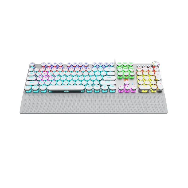 Lecoo KG1102 Kablolu Red Switch Makro Tuşlu RGB LED Aydınlatmalı Mekanik Gaming Türkçe Q Metalik Klavye