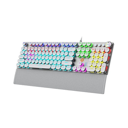 Lecoo KG1102 Kablolu Red Switch Makro Tuşlu RGB LED Aydınlatmalı Mekanik Gaming Türkçe Q Metalik Klavye