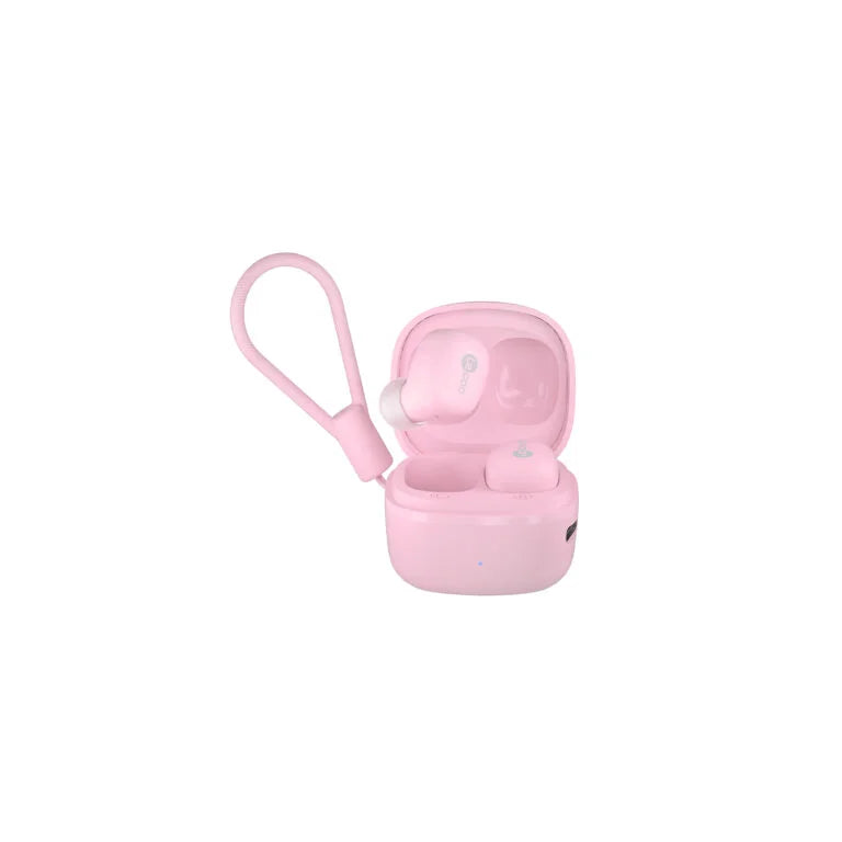 Lecoo EW300 Bluetooth 5.3 TWS Kablosuz Kulak İçi Kulaklık Pembe