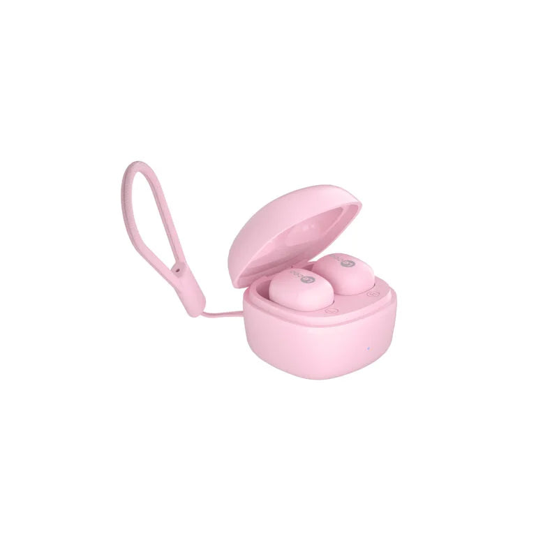 Lecoo EW300 Bluetooth 5.3 TWS Kablosuz Kulak İçi Kulaklık Pembe