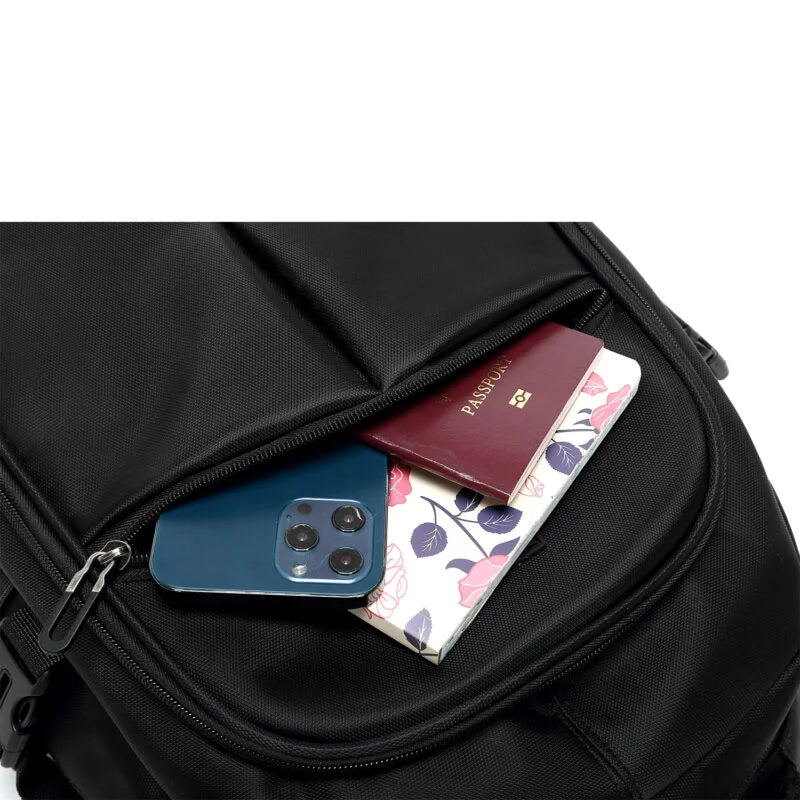 Lecoo BG02 17 inç Laptop Bölmeli Çok Fonksiyonlu 3 Katmanlı Suya Dayanıklı Sırt Çantası