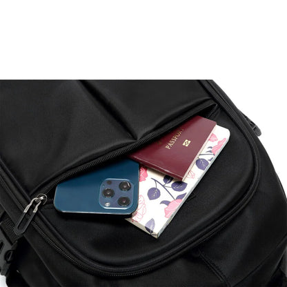 Lecoo BG02 17 inç Laptop Bölmeli Çok Fonksiyonlu 3 Katmanlı Suya Dayanıklı Sırt Çantası