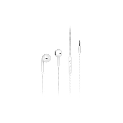 Lecoo EH104 Kablolu 3.5mm Jacklı Kulak İçi Mikrofonlu Kulaklık Beyaz