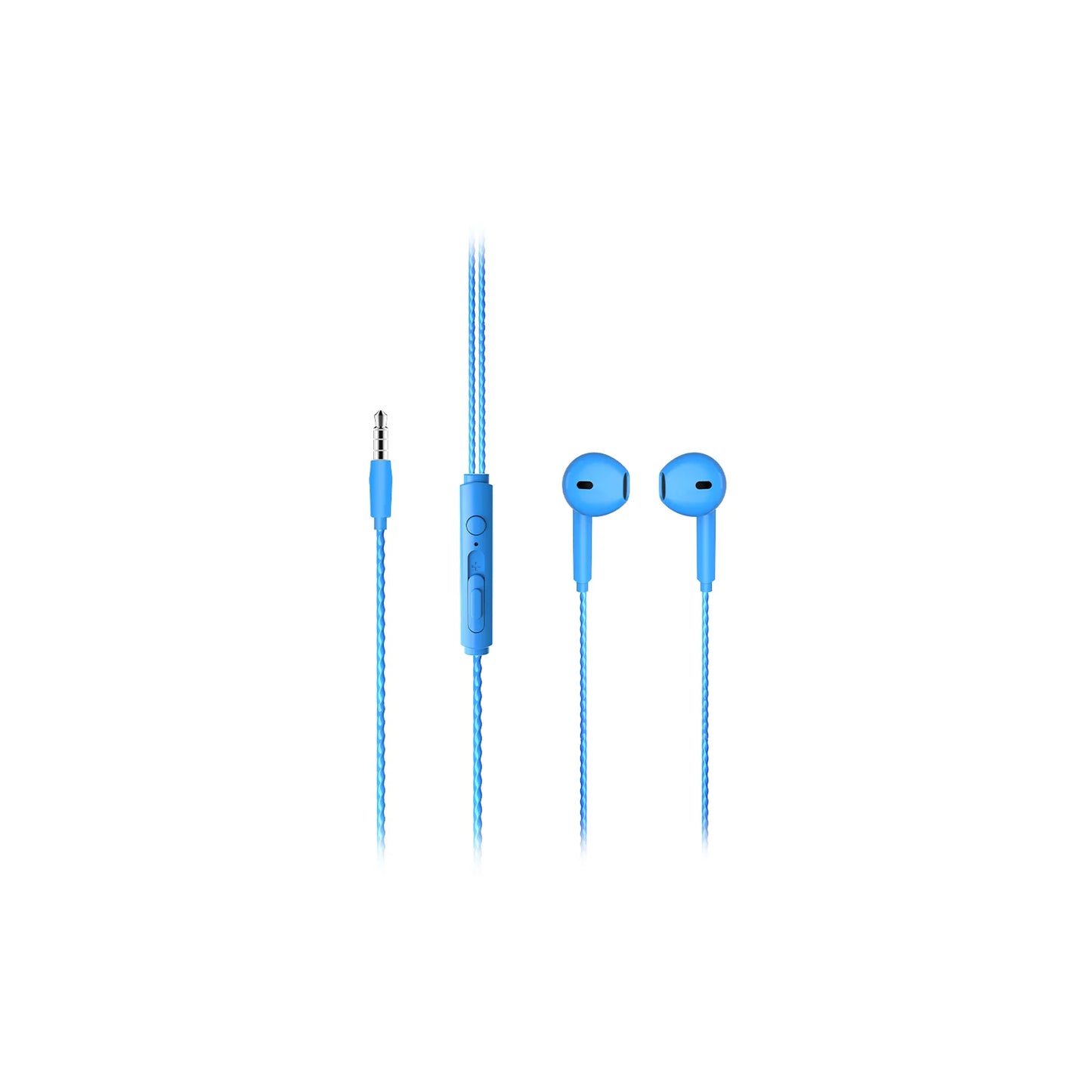 Lecoo EH104 Kablolu 3.5mm Jacklı Kulak İçi Mikrofonlu Kulaklık Mavi
