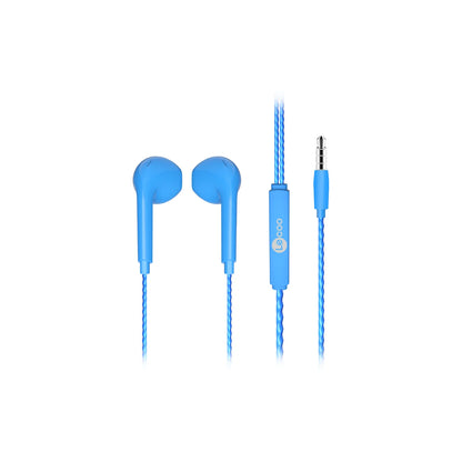 Lecoo EH104 Kablolu 3.5mm Jacklı Kulak İçi Mikrofonlu Kulaklık Mavi