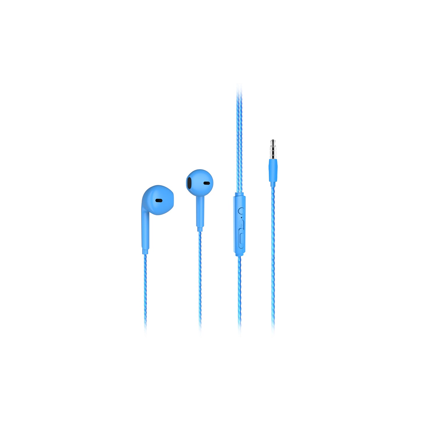 Lecoo EH104 Kablolu 3.5mm Jacklı Kulak İçi Mikrofonlu Kulaklık Mavi