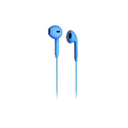 Lecoo EH104 Kablolu 3.5mm Jacklı Kulak İçi Mikrofonlu Kulaklık Mavi