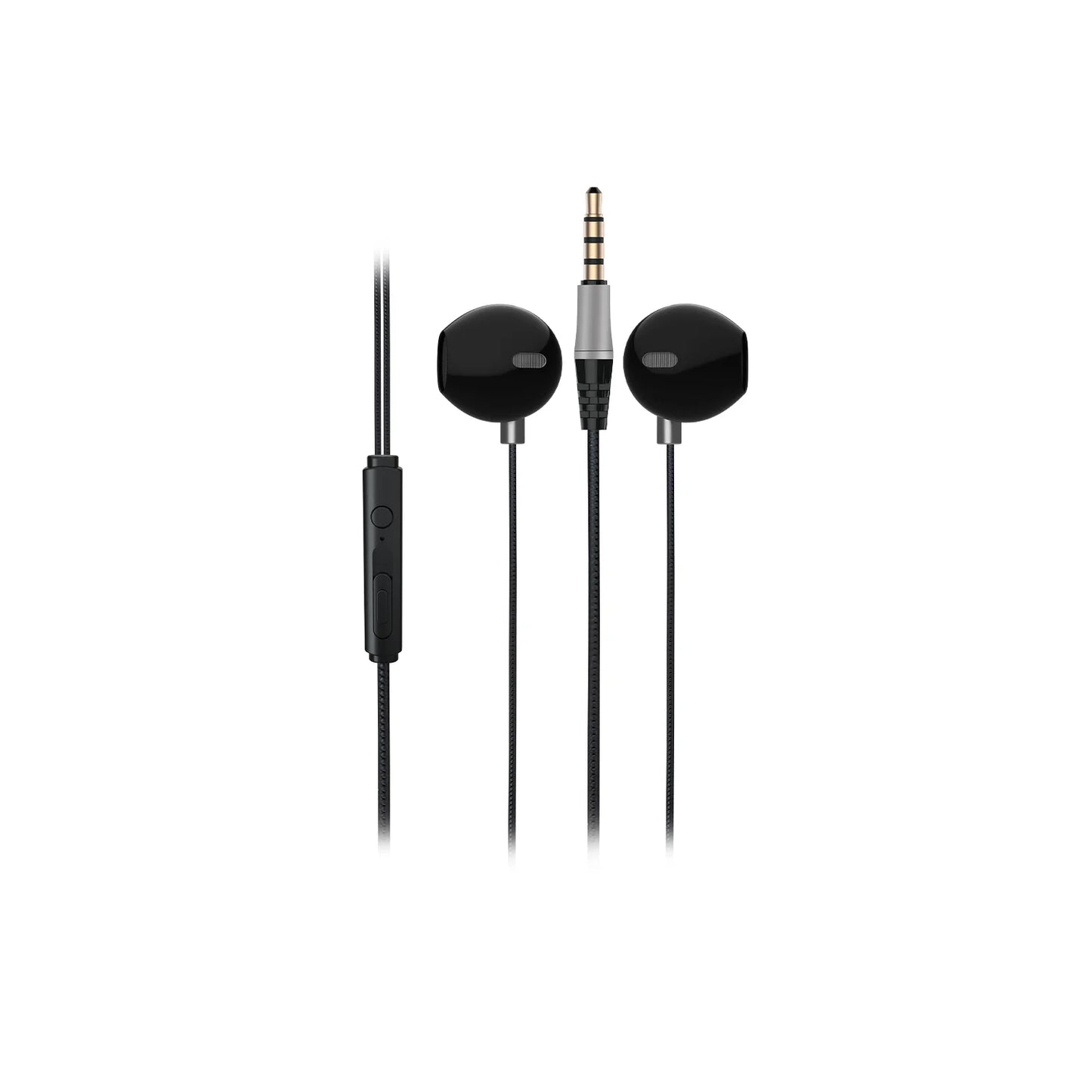 Lecoo EH101 Kablolu 3.5mm Jacklı Kulak İçi Mikrofonlu Kulaklık Siyah