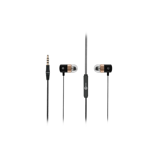 Lecoo EH103 Kablolu 3.5mm Jacklı Kulak İçi Mikrofonlu Kulaklık Siyah