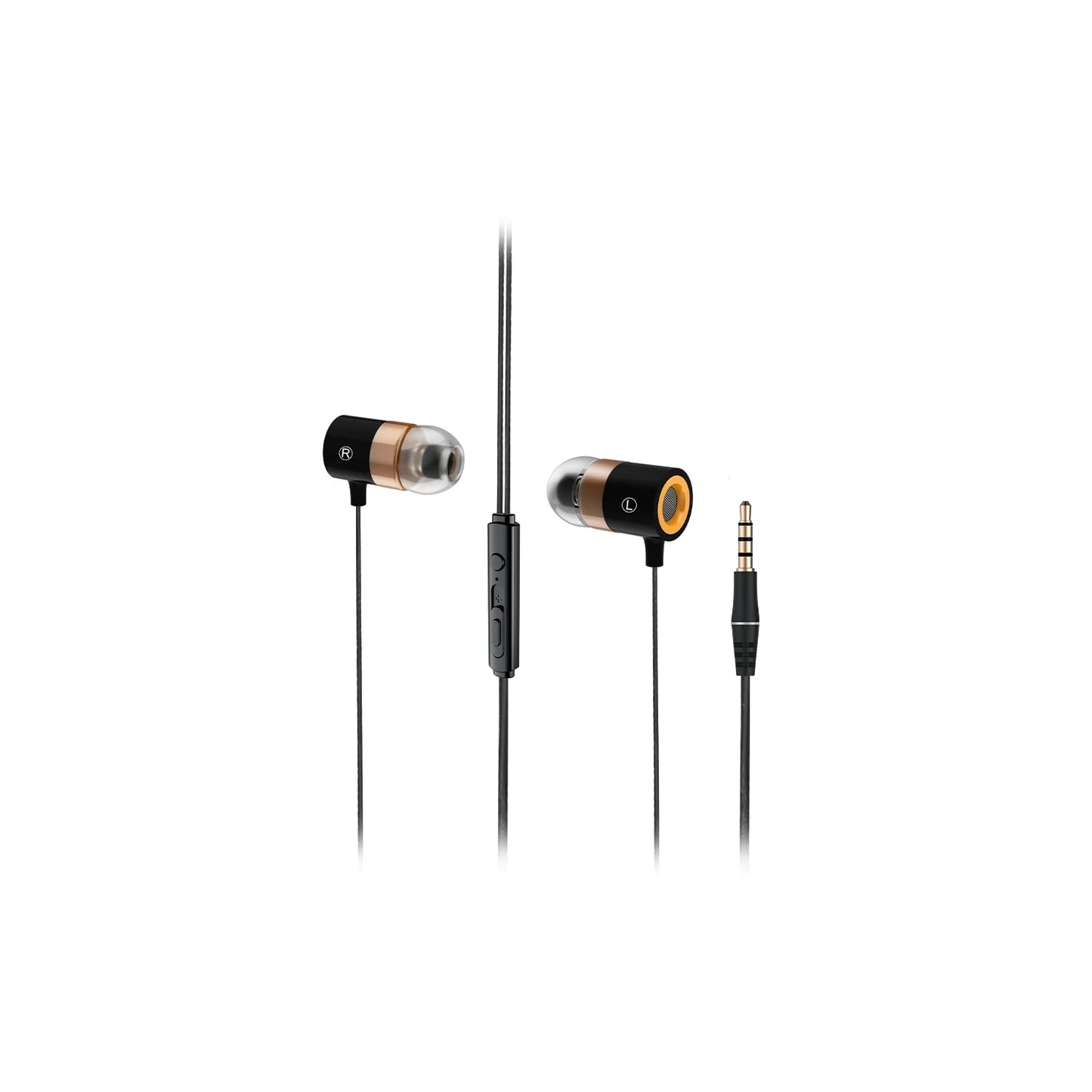 Lecoo EH103 Kablolu 3.5mm Jacklı Kulak İçi Mikrofonlu Kulaklık Siyah