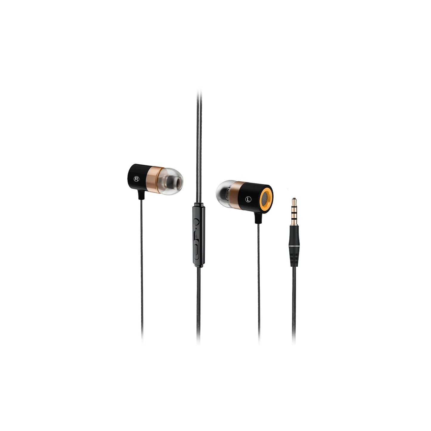 Lecoo EH103 Kablolu 3.5mm Jacklı Kulak İçi Mikrofonlu Kulaklık Siyah
