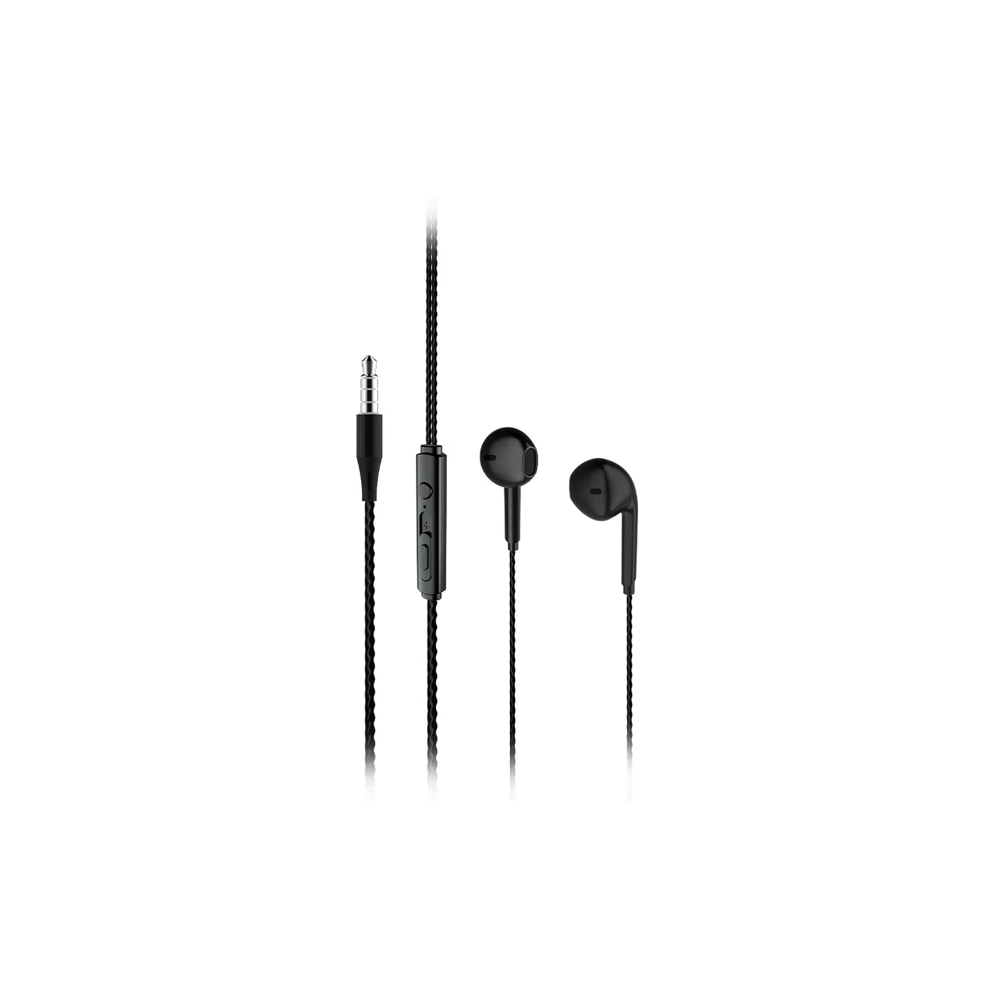 Lecoo EH104 Kablolu 3.5mm Jacklı Kulak İçi Mikrofonlu Kulaklık Siyah