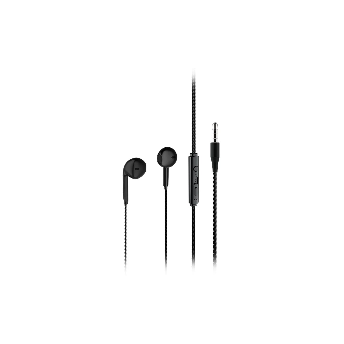 Lecoo EH104 Kablolu 3.5mm Jacklı Kulak İçi Mikrofonlu Kulaklık Siyah