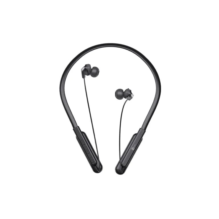 Lecoo ES202 Boyun Bantlı Kablosuz Bluetooth 5.0 Mikrofonlu Kulak İçi Kulaklık Siyah