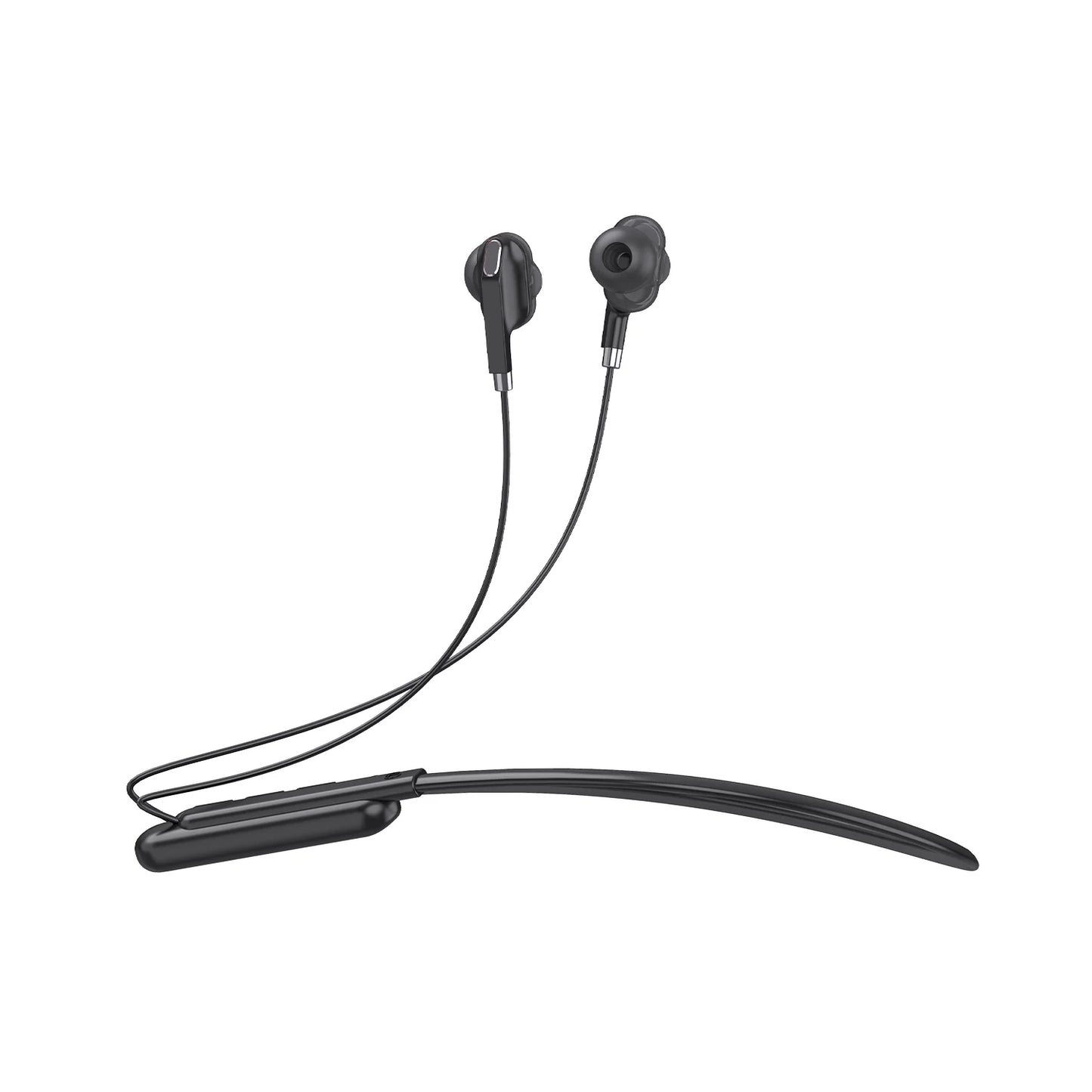 Lecoo ES202 Boyun Bantlı Kablosuz Bluetooth 5.0 Mikrofonlu Kulak İçi Kulaklık Siyah
