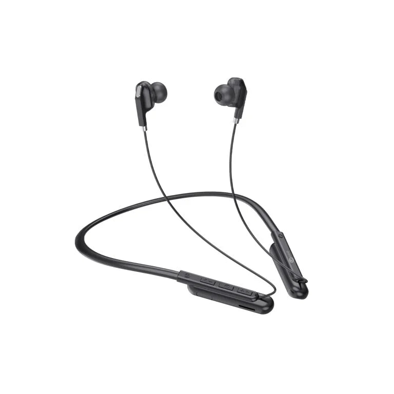 Lecoo ES202 Boyun Bantlı Kablosuz Bluetooth 5.0 Mikrofonlu Kulak İçi Kulaklık Siyah