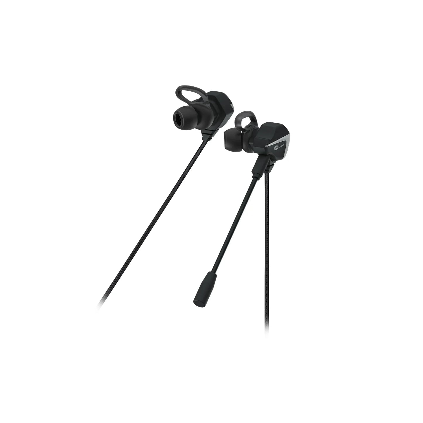 Lecoo HT105 Kablolu 3.5mm Jacklı Çıkartılabilir Mikrofonlu Kulak İçi Oyuncu Kulaklığı Siyah