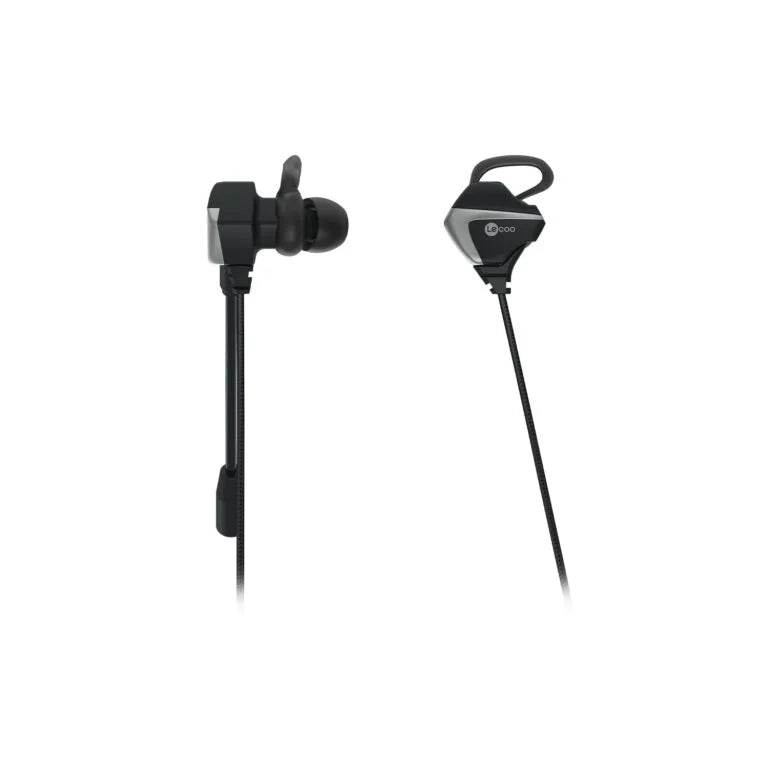 Lecoo HT105 Kablolu 3.5mm Jacklı Çıkartılabilir Mikrofonlu Kulak İçi Oyuncu Kulaklığı Siyah