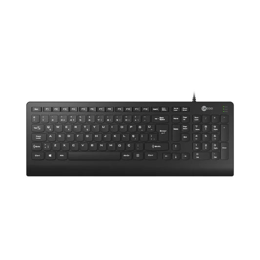 Lecoo KB103 USB Kablolu Türkçe Q Klavye Siyah